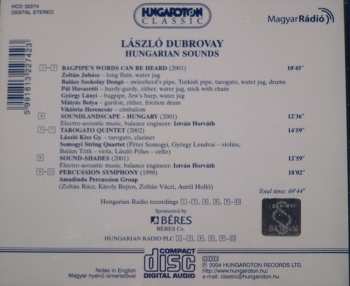 CD László Dubrovay: Hungarian Sounds: Bagpipe's Words Can Be Heard / Soundlandscape  Hungary / Tárogato Quintet / Sound-Shades / Percussion Symphony