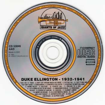 3CD Duke Ellington And His Orchestra: Duke Ellington And His Orchestra 1927 - 1941