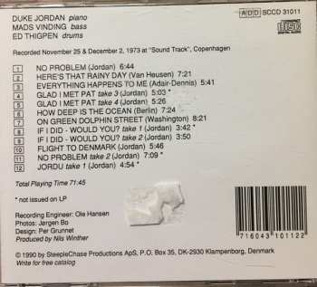 CD Duke Jordan: Flight To Denmark