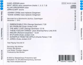 CD Duke Jordan: Montmartre 73