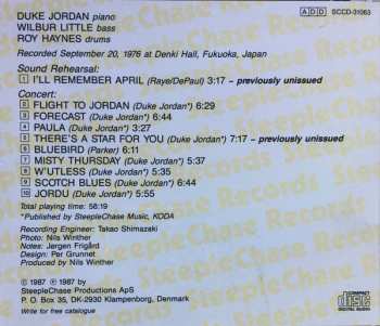 CD Duke Jordan Trio: Live In Japan Vol.1