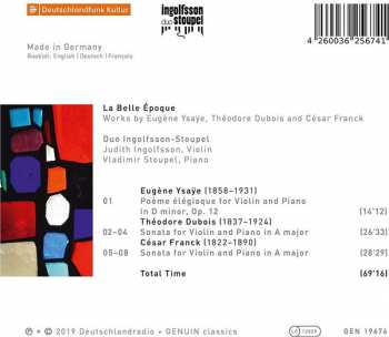 CD Duo Ingolfsson-Stoupel: La Belle Époque