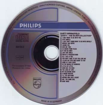 CD Dusty Springfield: Dusty - The Silver Collection