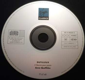 CD Henri Dutilleux: L'Oeuvre Pour Piano