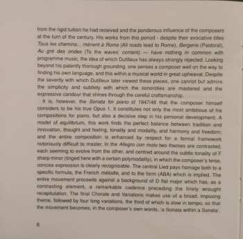 CD Henri Dutilleux: L'Oeuvre Pour Piano