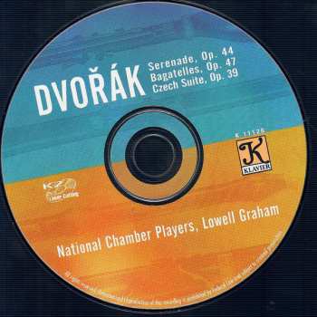 CD Antonín Dvořák: Serenade, Op. 44 / Bagatelles, Op. 47 / Czech Suite, Op. 39