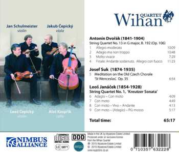 CD Antonín Dvořák: Dvorak : Suk : Janacek 