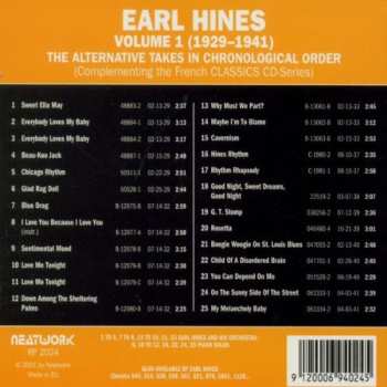 CD Earl Hines: The Alternate Takes In Chronological Order Volume 1 1929-1941