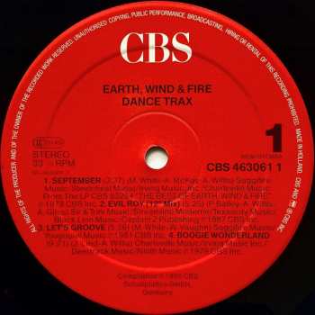 LP Earth, Wind & Fire: Dance Trax