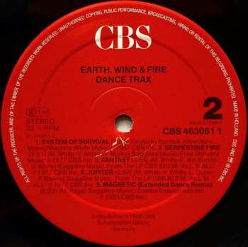 LP Earth, Wind & Fire: Dance Trax