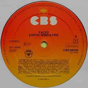 2LP Earth, Wind & Fire: Faces