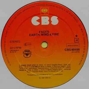 2LP Earth, Wind & Fire: Faces