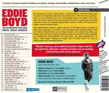 CD Eddie Boyd: Blue Monday Blues 1950 - 1960 Sides