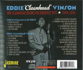 CD Eddie "Cleanhead" Vinson: Mr Cleanhead Blows His Greatest Hits - Selected Singles 1944-1950 