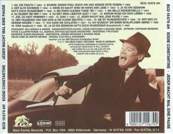 CD Eddie Constantine: Jeder Macht Mal Eine Pause