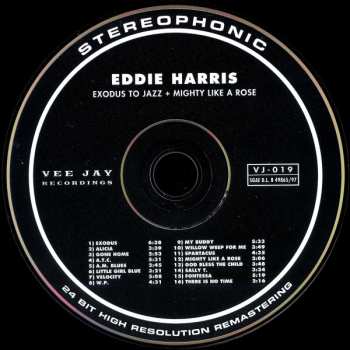 CD Eddie Harris: Exodus To Jazz + Mighty Like A Rose