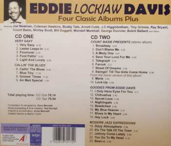 2CD Eddie "Lockjaw" Davis: Four Classic Albums Plus