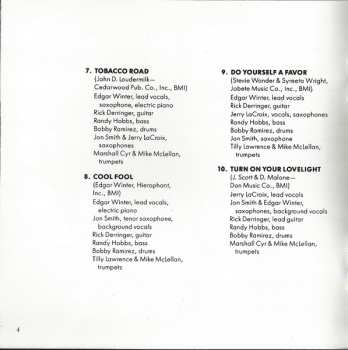 CD Edgar Winter's White Trash: Roadwork