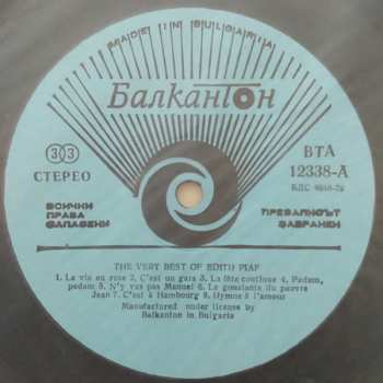 LP Edith Piaf: The Very Best Of