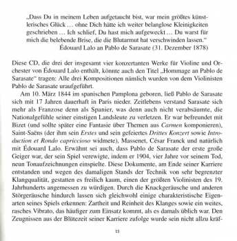 CD Édouard Lalo: Symphonie Espagnole 🞄 Violin Concerto 🞄 Fantaisie Norvégienne