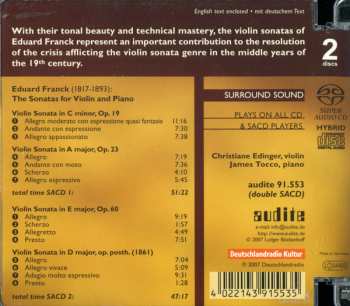 2SACD Eduard Franck: The Sonatas For Violin And Piano