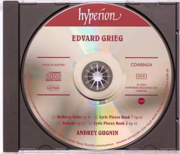 CD Edvard Grieg: Holberg Suite, Ballade & Lyric Pieces