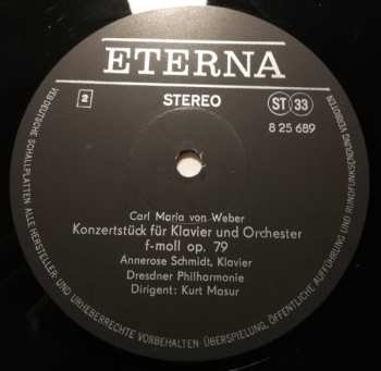 LP Edvard Grieg: Klavierkonzert A-Moll Op. 16 / Konzerstück F-Moll Op. 79