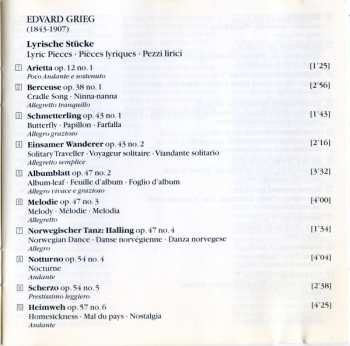 CD Edvard Grieg: Lyrische Stücke • Lyric Pieces