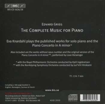 12CD/Box Set Edvard Grieg: The Complete Music For Piano