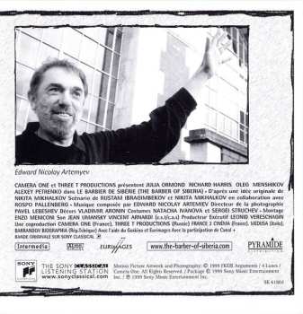 CD Эдуард Артемьев: The Barber Of Siberia (Original Motion Picture Soundtrack)