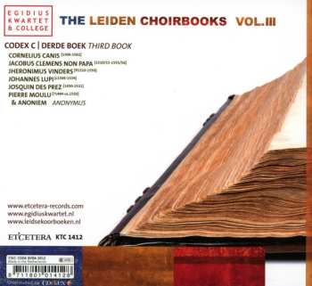2CD Egidius Kwartet: De Leidse Koorboeken = The Leiden Choirbooks Vol.III