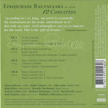 4CD/Box Set Einojuhani Rautavaara: 12 Concertos