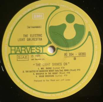 LP Electric Light Orchestra: The Light Shines On
