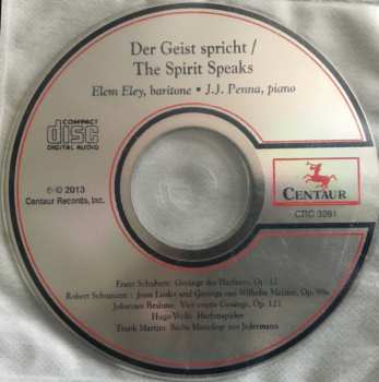 CD J.J. Penna: Der Geist spricht / The Spirit Speaks
