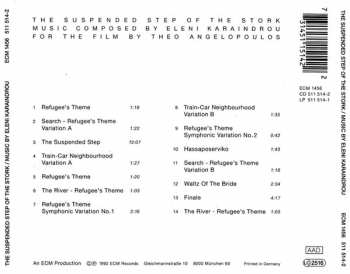 CD Eleni Karaindrou: The Suspended Step Of The Stork
