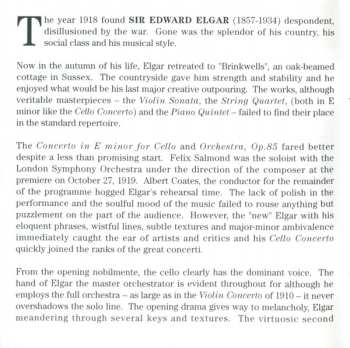 CD Sir Edward Elgar: Elgar & Saint-Saëns: Cello Concertos