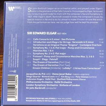 7CD/Box Set Sir Edward Elgar: Cello Concerto, Enigma Variations, Symphonies 1 & 2, Sea Pictures