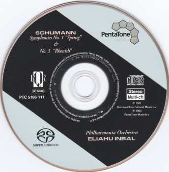 SACD Philharmonia Orchestra: Schumann: Symphonies No. 1 and 3