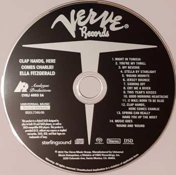 SACD Ella Fitzgerald: Clap Hands, Here Comes Charlie!