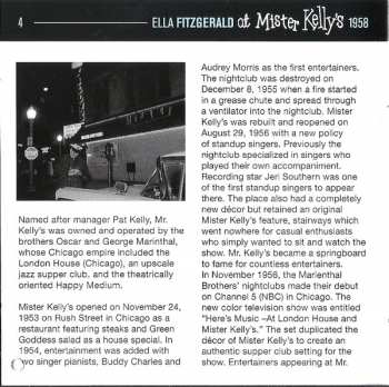 2CD Ella Fitzgerald: At Mister Kelly's 1958