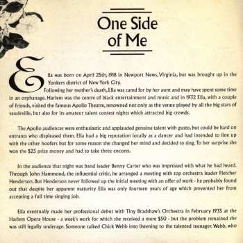 2CD Ella Fitzgerald: One Side Of Me