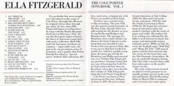 CD Ella Fitzgerald: The Cole Porter Songbook Volume One