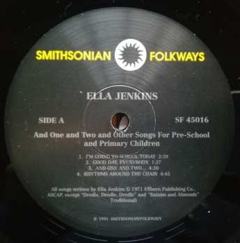 LP Ella Jenkins: And One And Two And Other Songs For Pre-School And Primary Children
