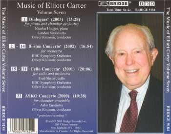 CD BBC Symphony Orchestra: Dialogues / Boston Concerto / Cello Concerto / Asko Concerto 