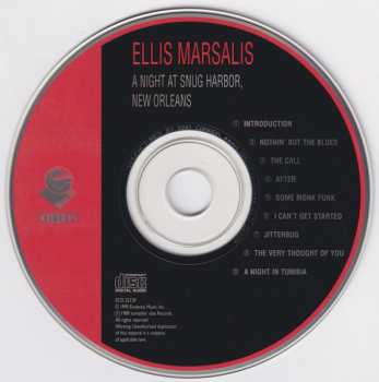 CD Ellis Marsalis: A Night At Snug Harbor, New Orleans