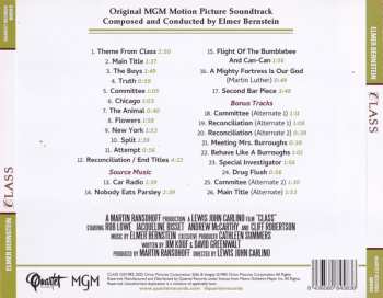CD Elmer Bernstein: Class (Original MGM Motion Picture Soundtrack) LTD