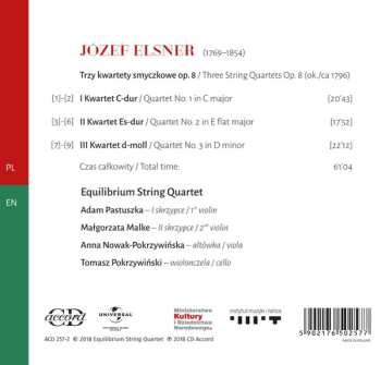 CD Józef Elsner: String Quartets Op. 8