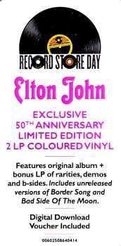 2LP Elton John: Elton John CLR | LTD