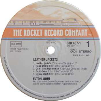 LP Elton John: Leather Jackets
