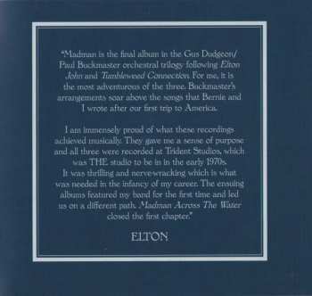 2CD Elton John: Madman Across The Water LTD